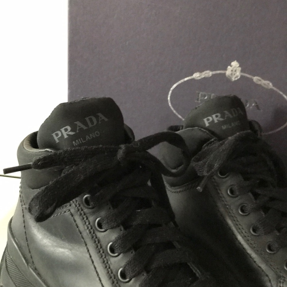 Prada platform boots 90s club kid unique Italian - Picture 2 of 5